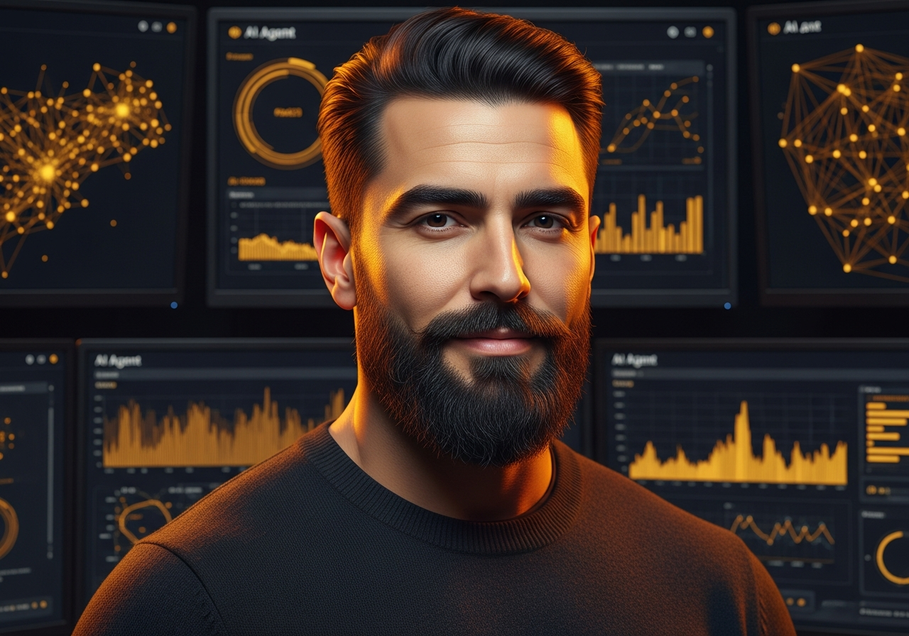 Mike at AI command center